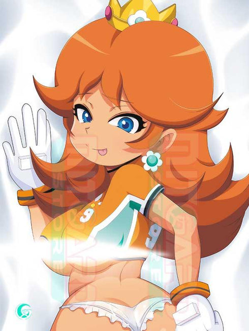 Princess Daisy Body pillow case MARIO STRIKERS Mitgard-Knight